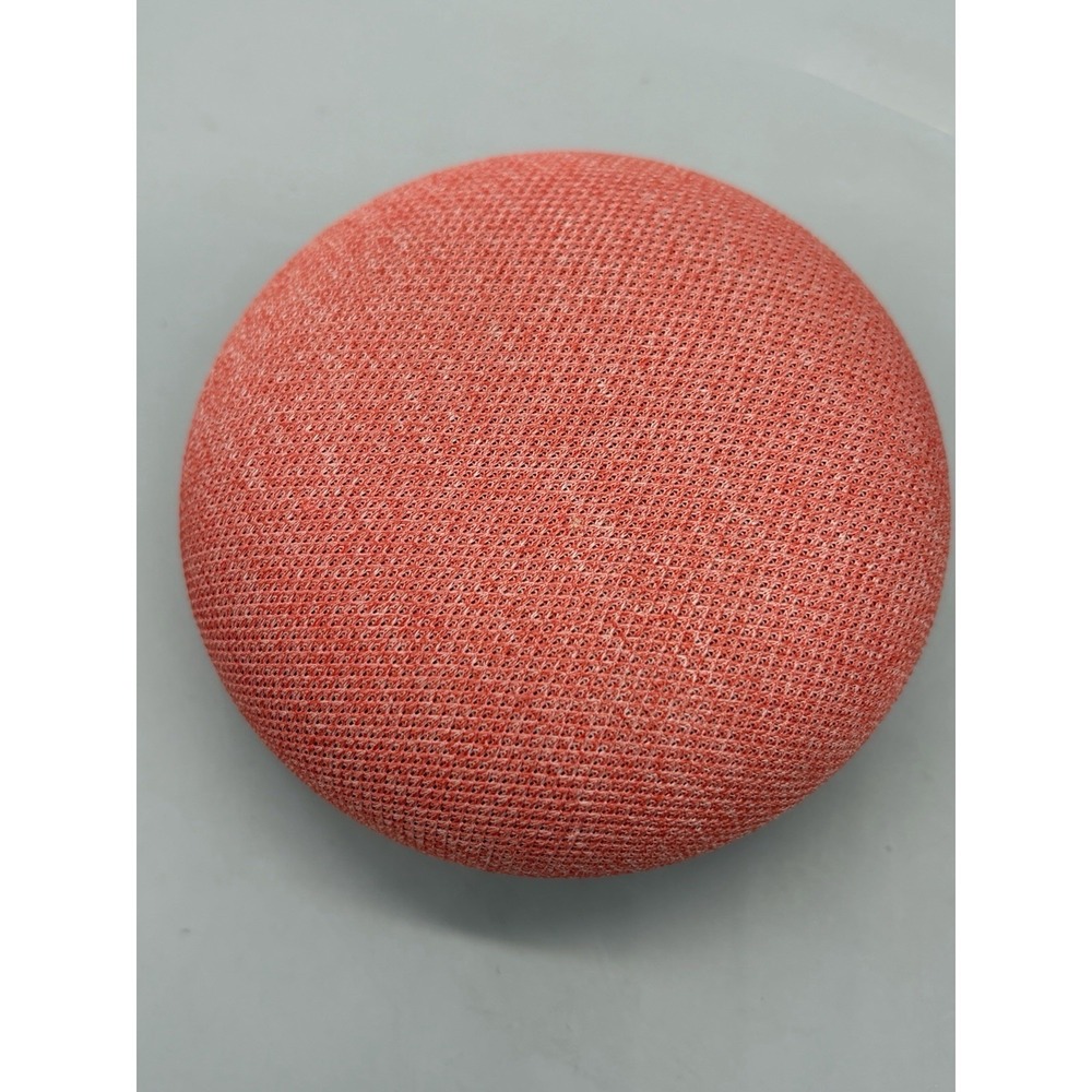 Google Home Mini Smart Speaker & Power Cord - Coral (1st Gen) - Picture 2 of 5